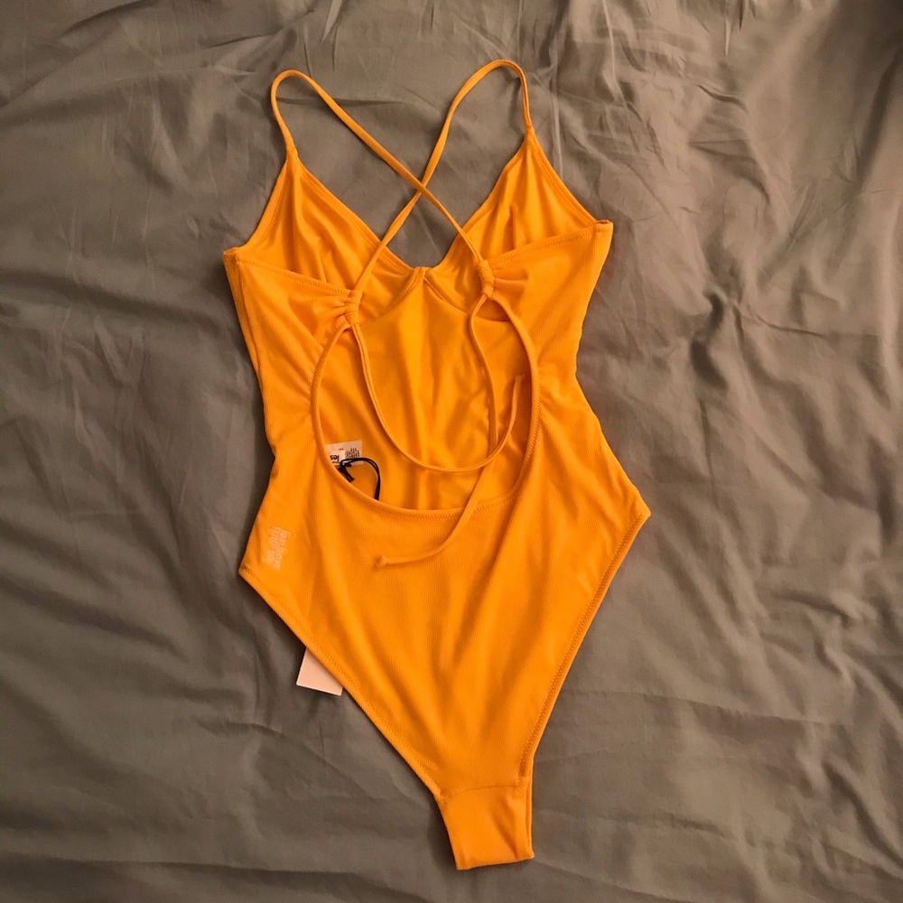 Les Girls Les Boys Ribbed One Piece Swimsuit, M - Picture 4 of 6